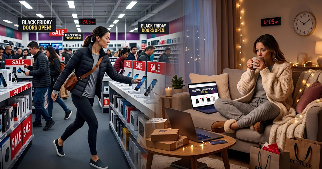 Midnight Strategy: What to Wear for Black Friday In-Person Hustle vs. Online Hauling